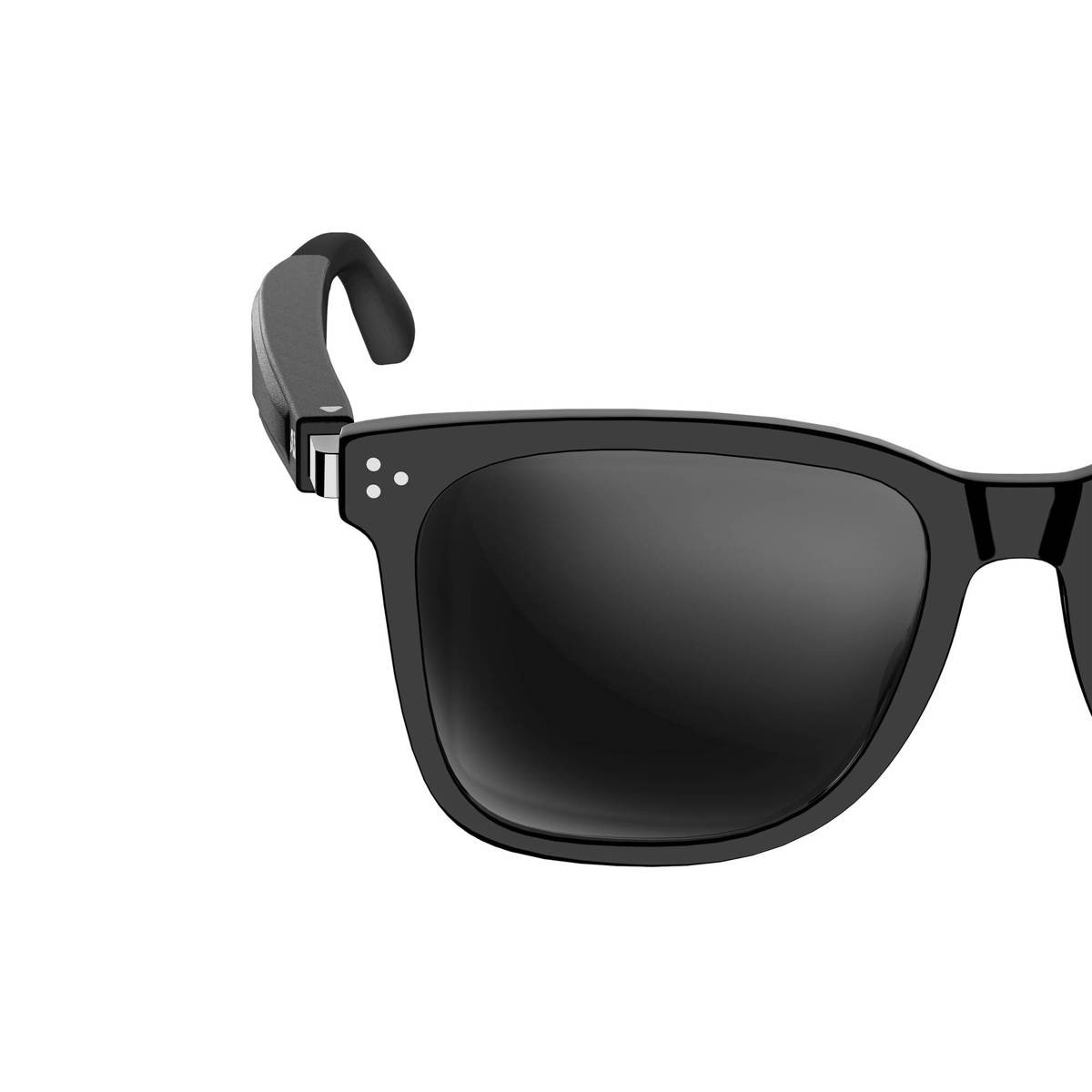 Ausounds AU-Lens Unisex True Wireless Audio Sunglasses, Black