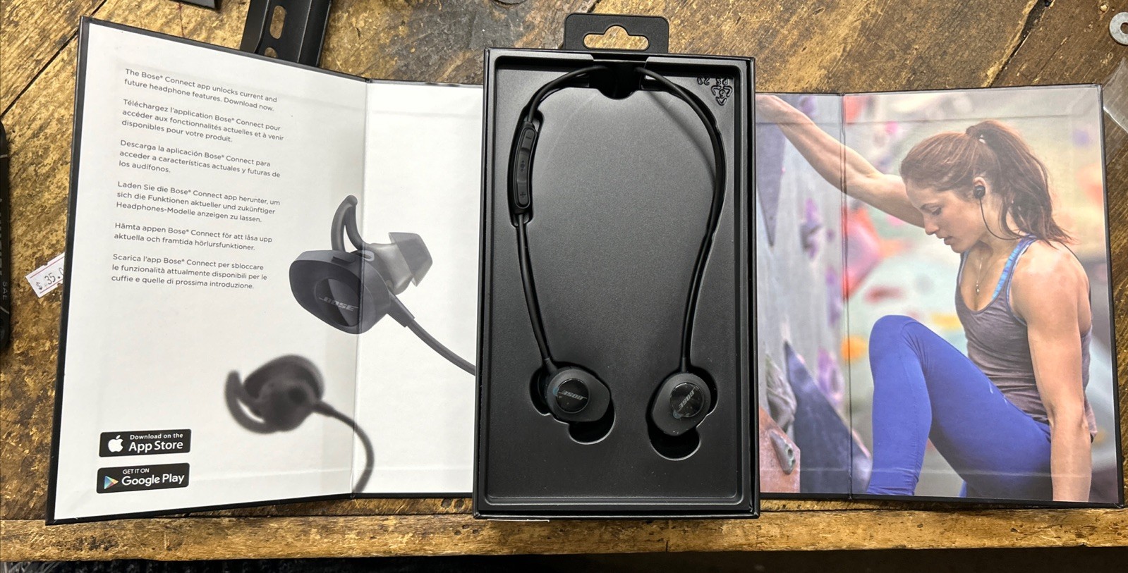 Bose SoundSport Wireless Sweatproof Earbuds Earphones Neckband Headphones Black