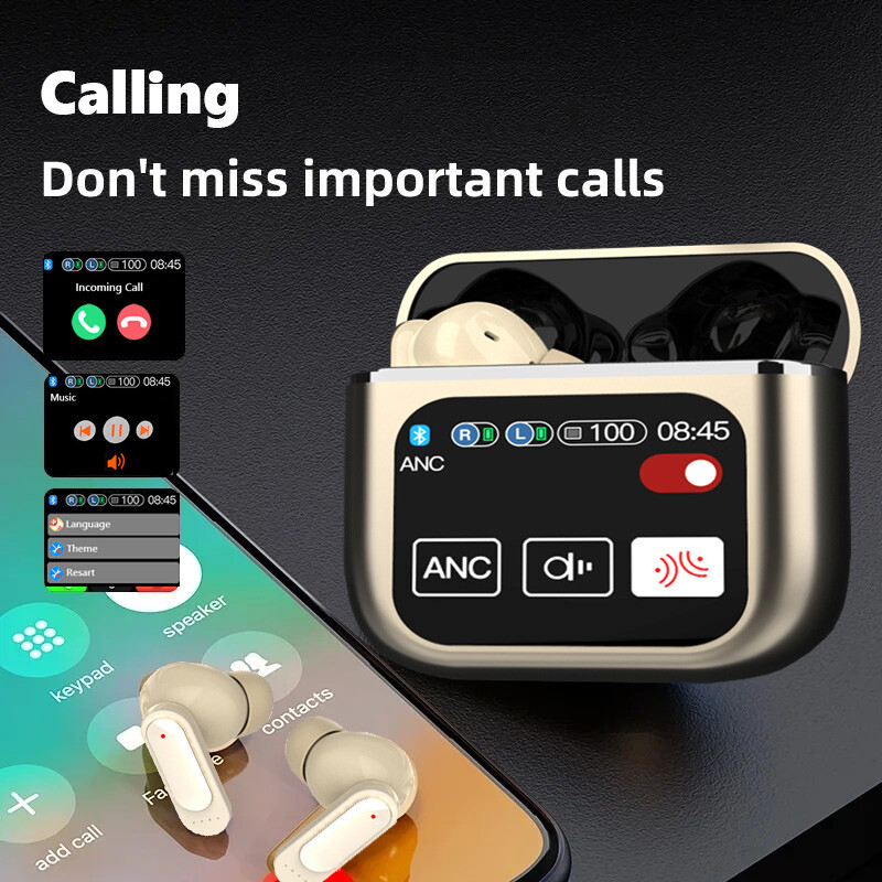 Touch Control Bluetooth 5.4 Earphones Earbuds For iPhone 15 14 13 12 11 Plus MAX