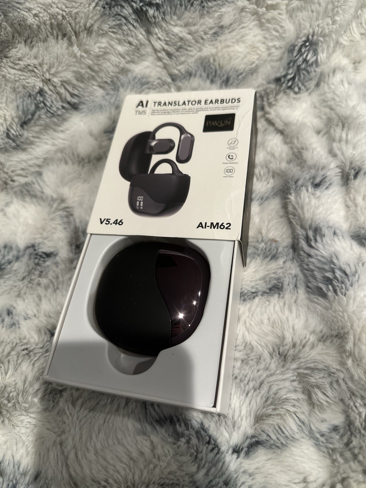 AI-M62 Translator Earbuds Bluetooth Translation Headphones