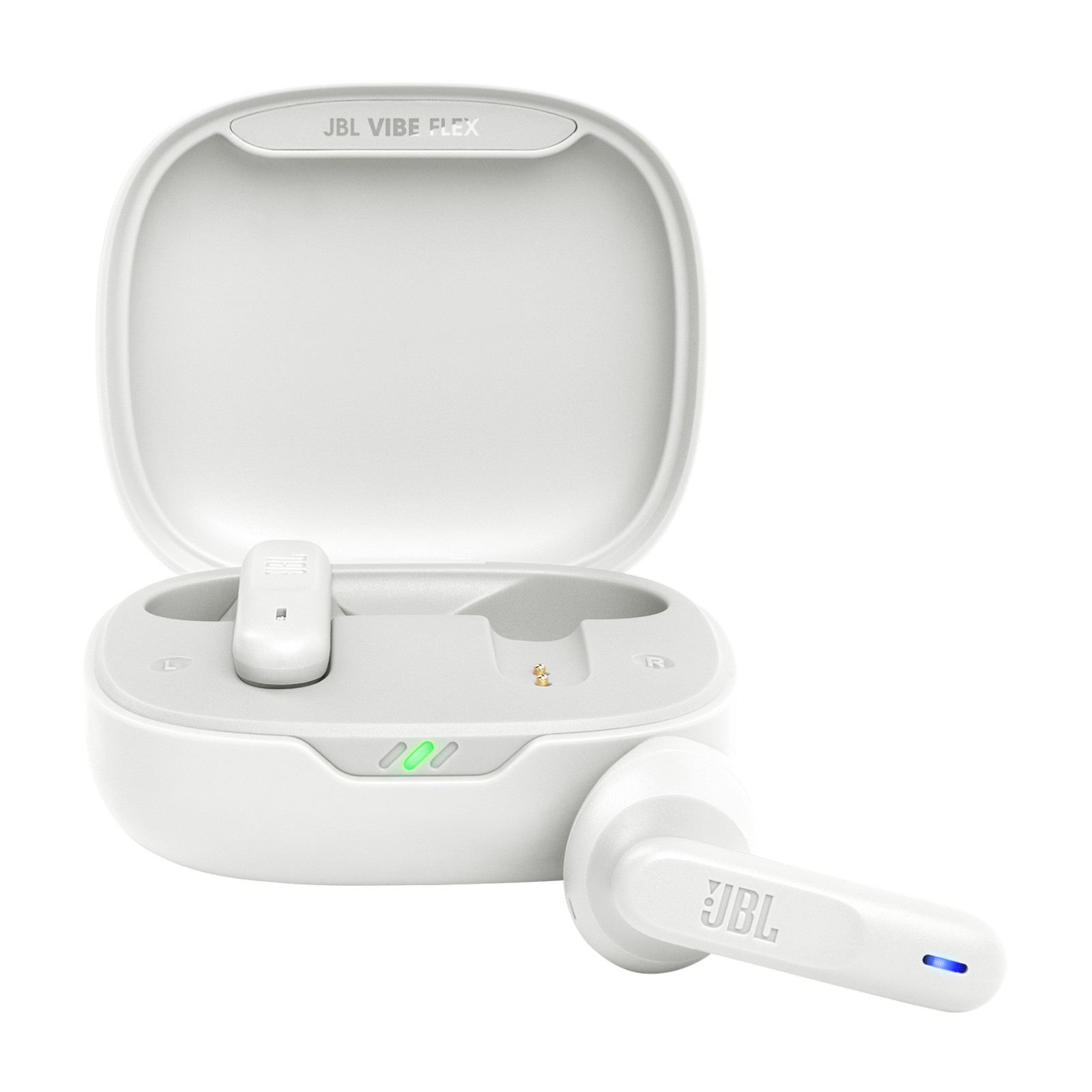 JBL Vibe Flex 2, True Wireless/Bluetooth Earbuds 48 Hour Battery Life WHITE -New