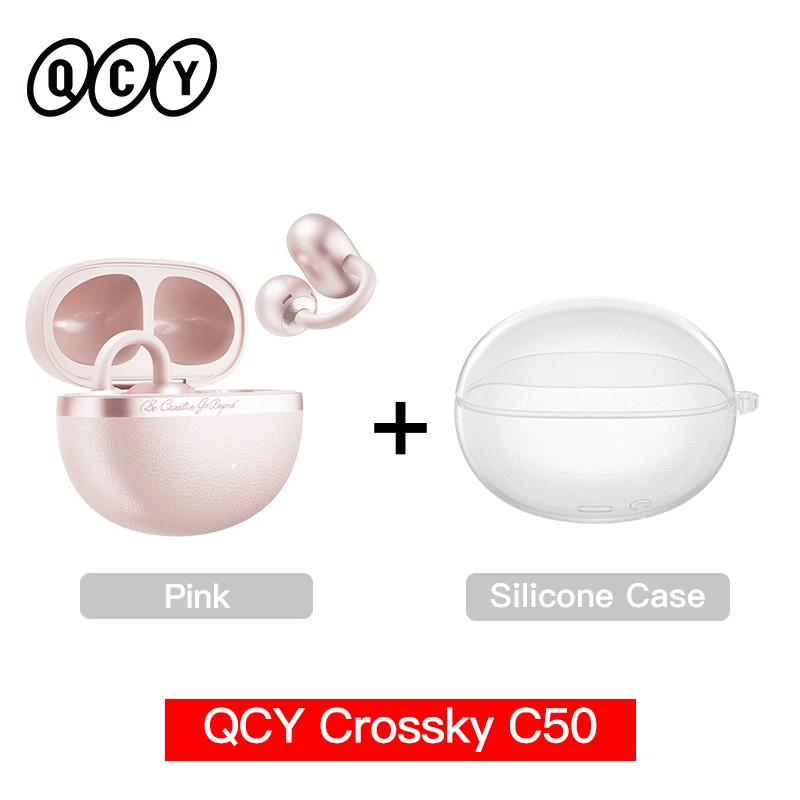 QCY Crossky C50 Open Ear Wireless Earbuds Bluetooth 6.0 35H AI Call