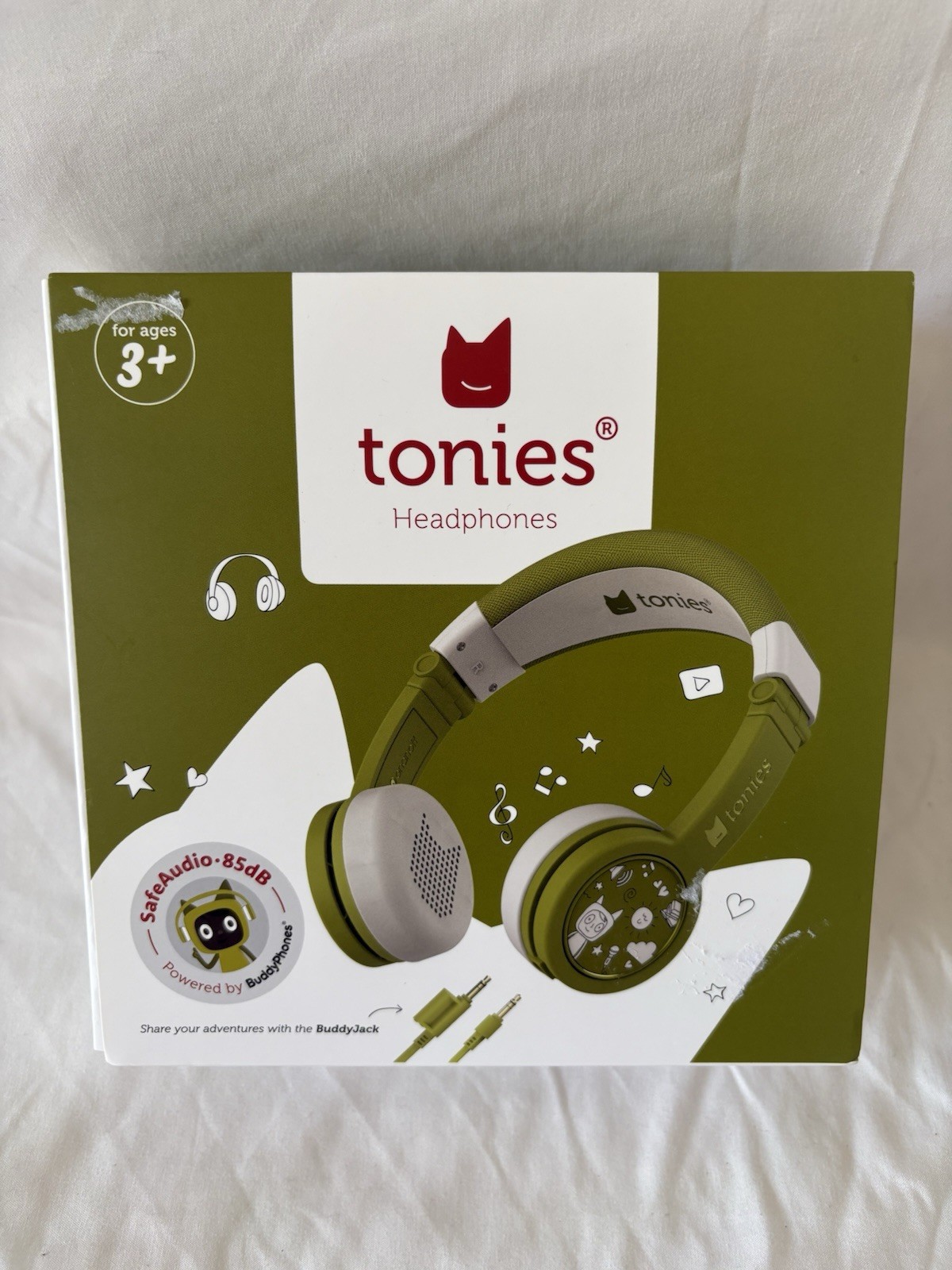 New In Box Tonies Headphones Green