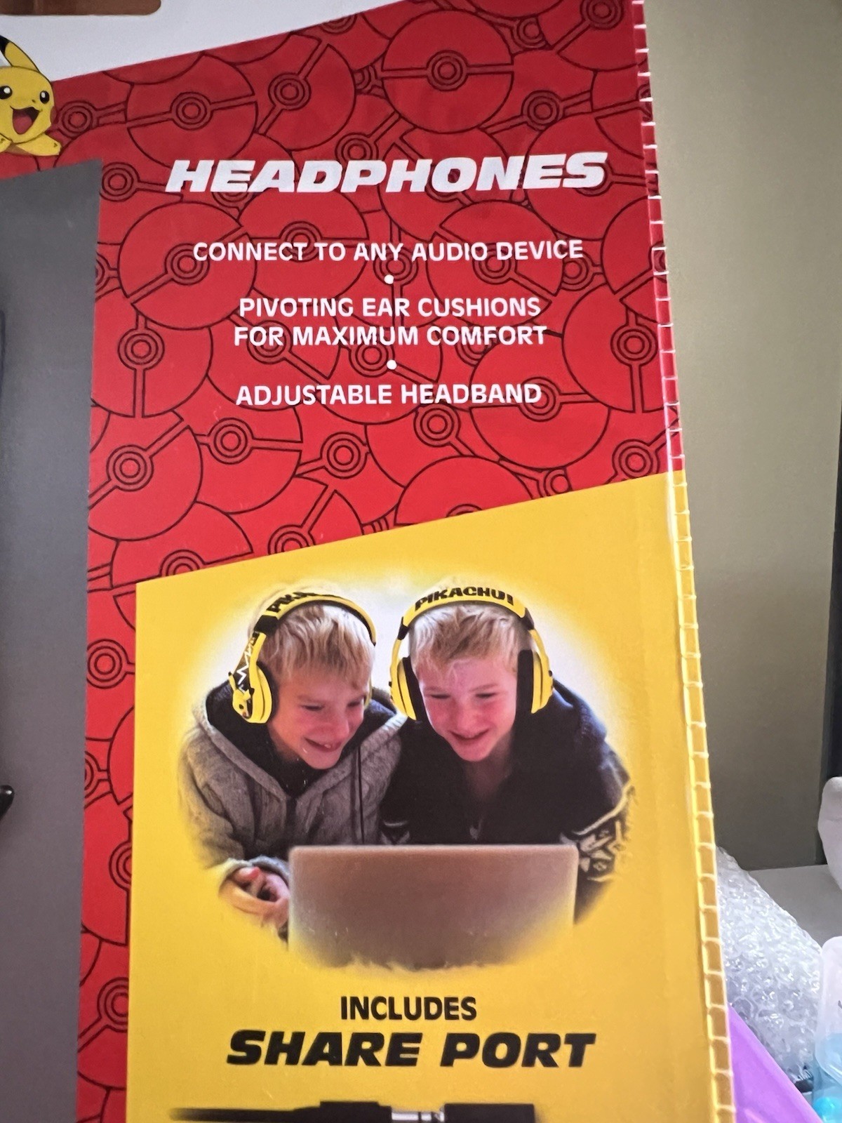 E-Kids Pokémon Pikachu Headphones For Kids