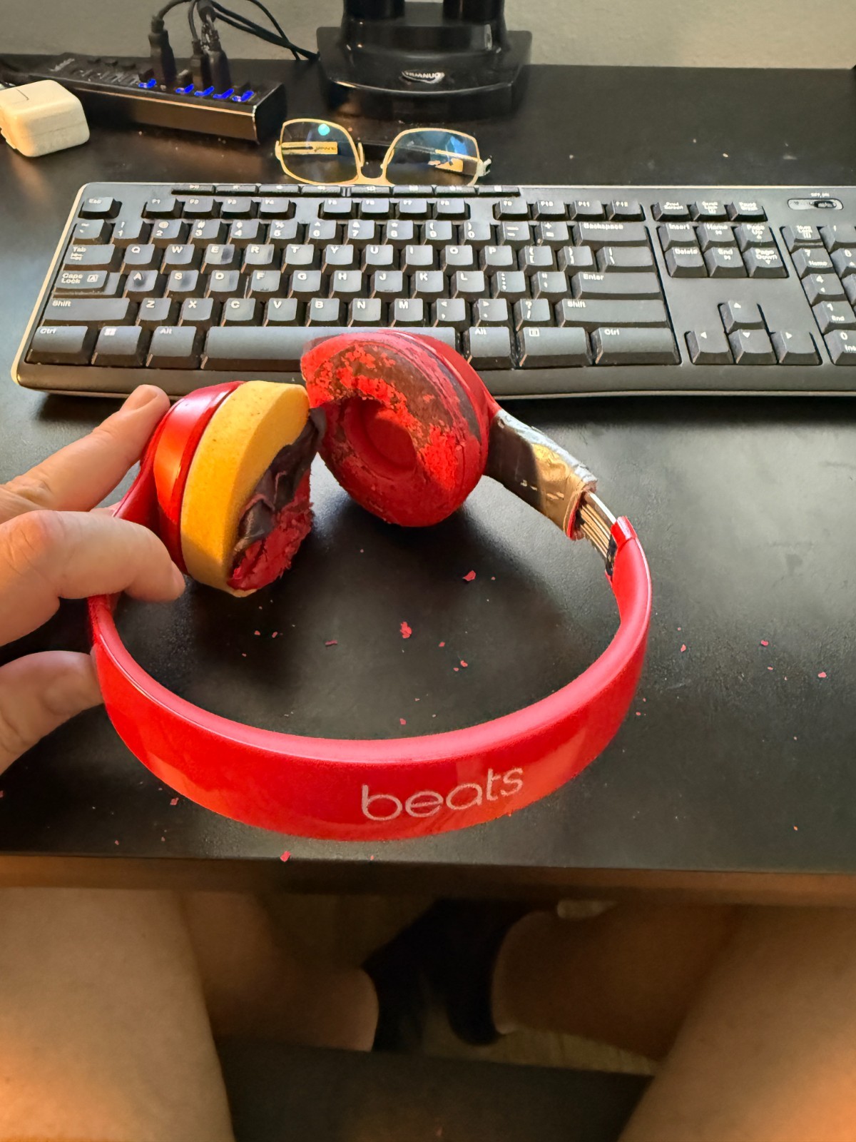 Beats Solo 2 Wireless Headphones Tested BT AUX Works w/ Case Cable Heavy Wear