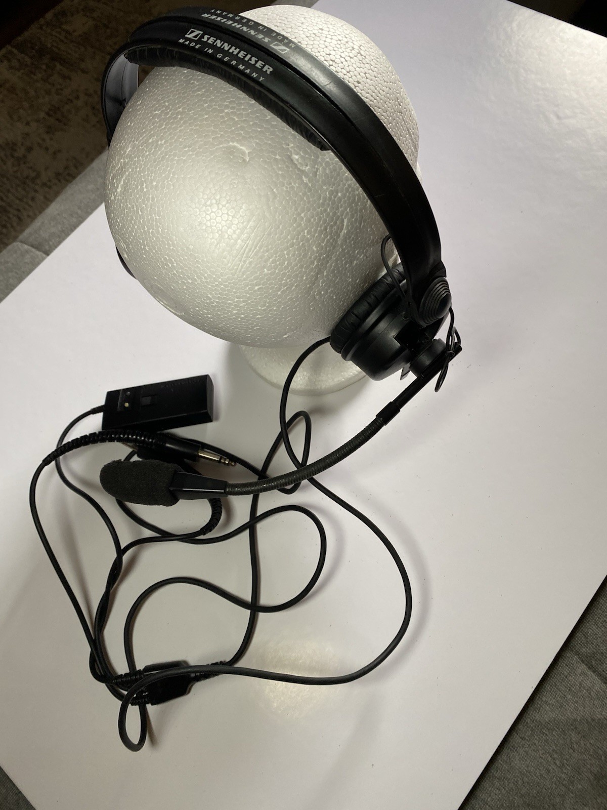 Sennheiser Aviation NoiseGard Headphones HMEC 25-KA – Untested Made In Germany