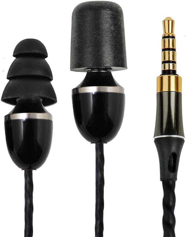 ISOtunes Wired Earplug Headphones, Recently 1 Count (Pack of 1), Black