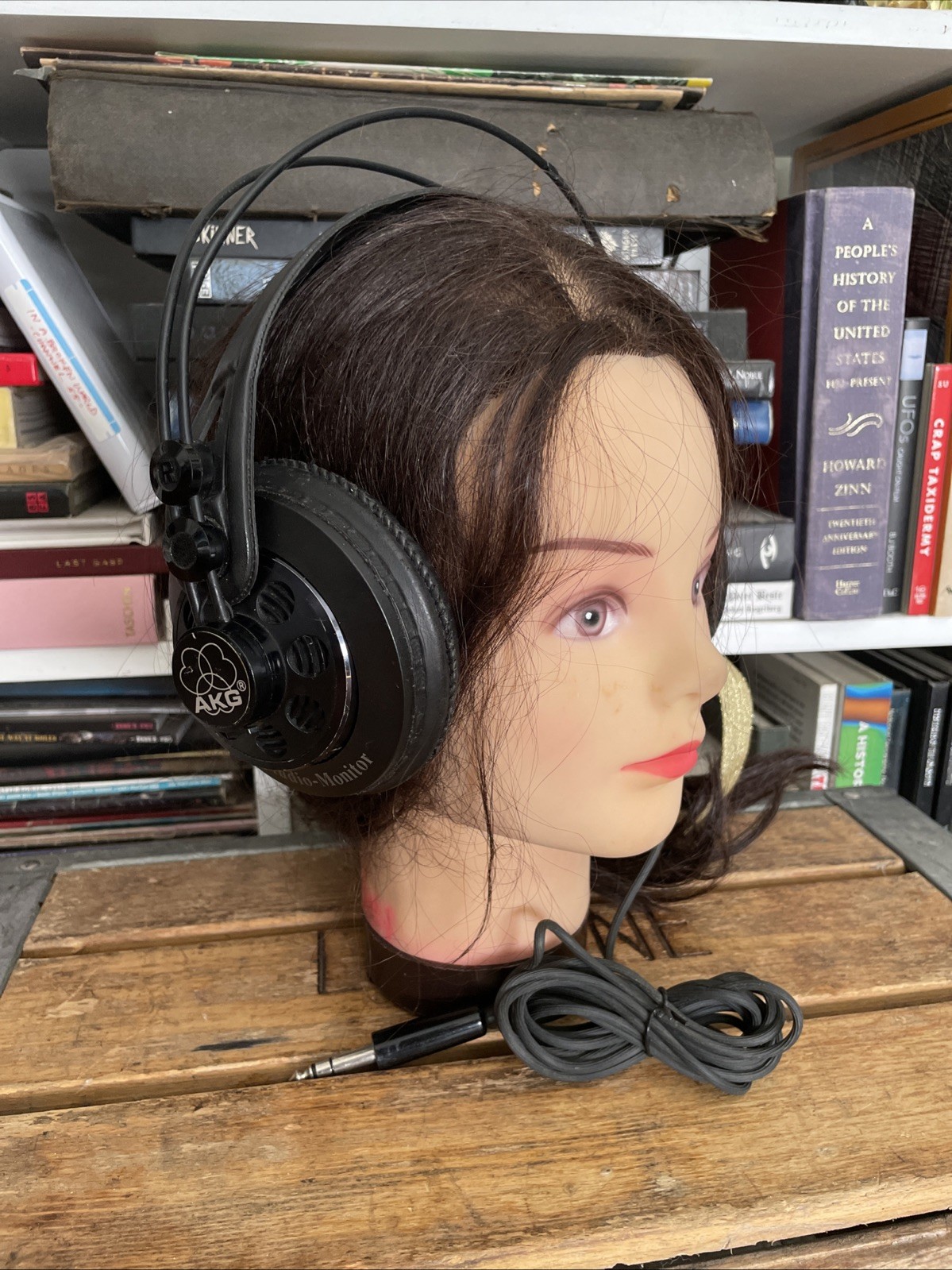 Vintage AKG K240 DF 600 Ohm Studio Monitor Headphones Austria Working SEE VIDEO!