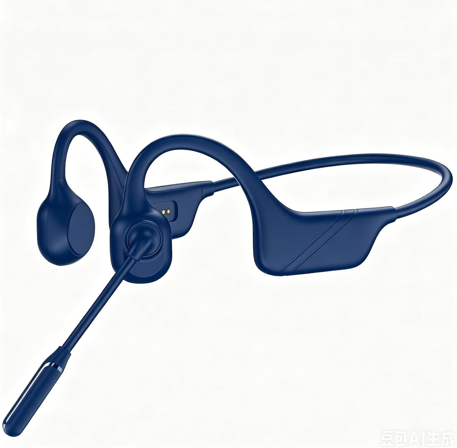 Open-Ear Headphones with Noise-Canceling Mic, Bone Conduction Headphones | AI EN