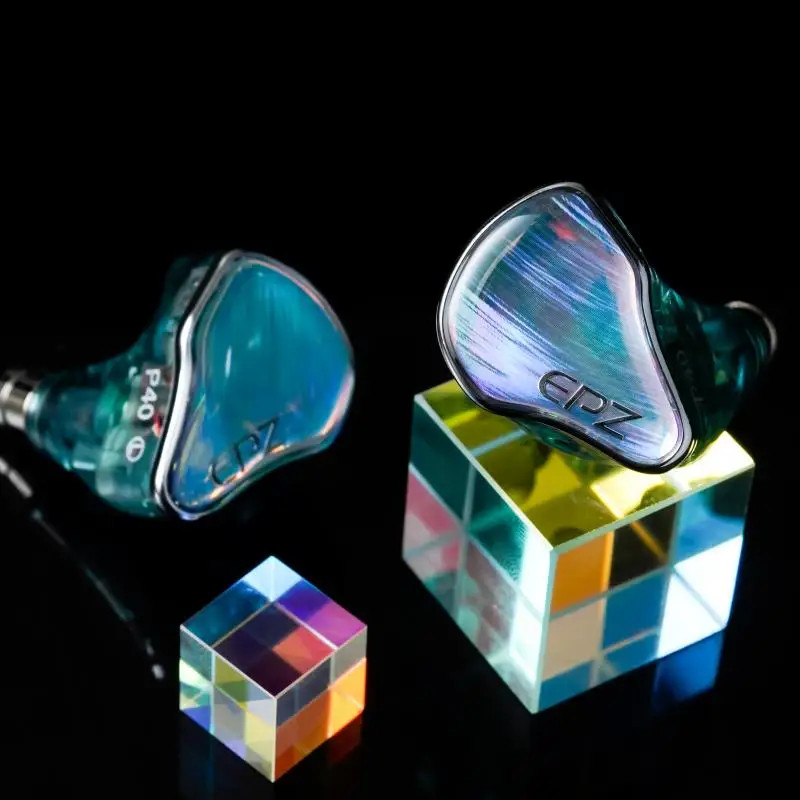 EPZ P40 Ceramic Hybrid IEM Earphones 2DD+Planar+PZT Detachable Cable HiFi