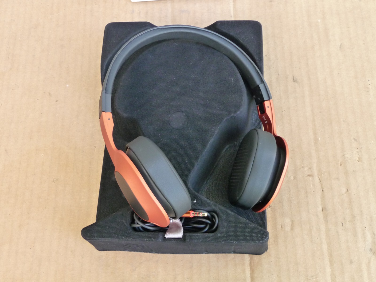 KEF M400 On-Ear Hi-Fi Headphones Orange