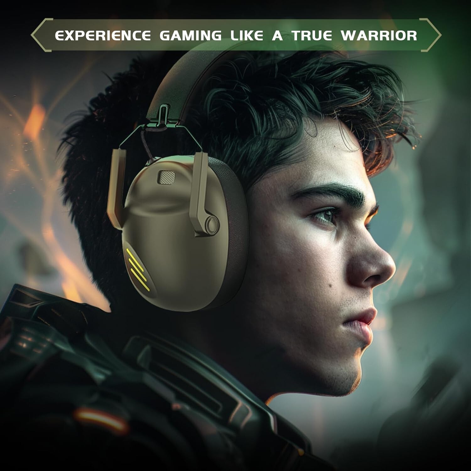Auriculares inalámbricos para juegos con diseño plegable y con diadema US NUEVO