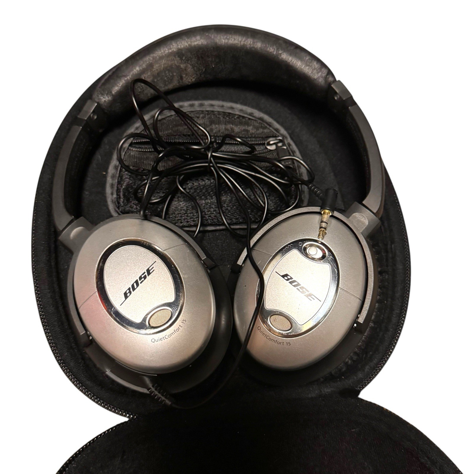 Bose QuietComfort 15 QC15 Acoustic Noise Cancelling Headphones See Pics