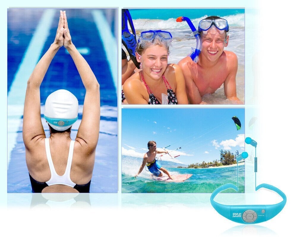Pyle Active Sport Waterproof Bluetooth Headphones + Call Answering PSWBT7PN