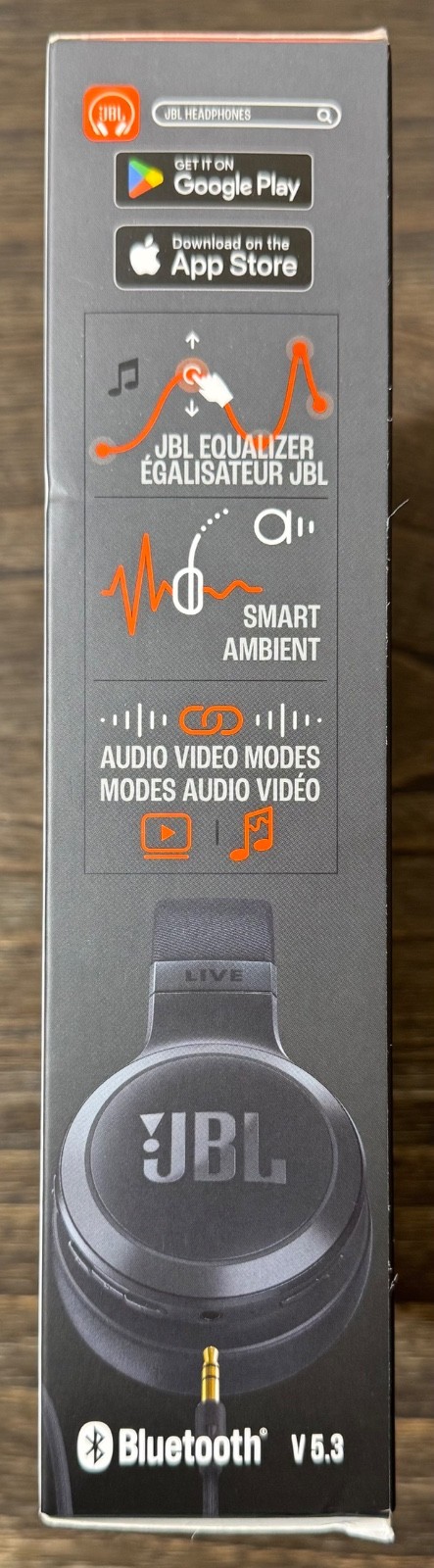 JBL by Harman Live 675NC Wireless True Adaptive Noise Cancelling Headphones