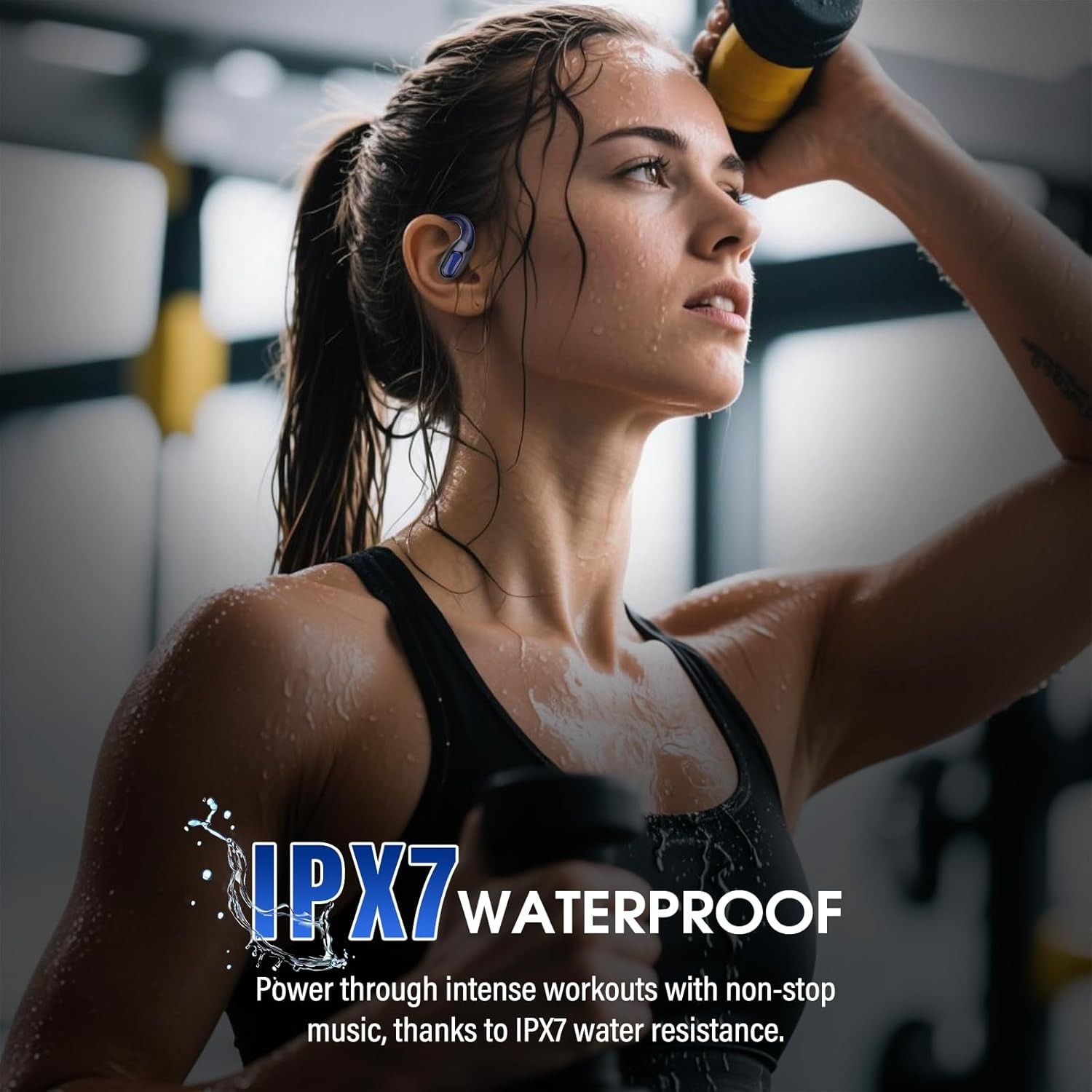 Open Ear Headphones Bluetooth 6.0 Immersive Stereo, 2026 Wireless Sports Earb…