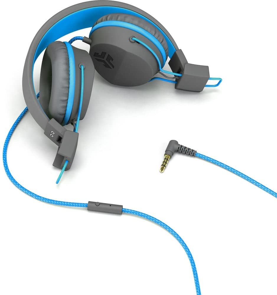 JLab JBuddies Studio Wired Headphones for Children Kid Safe Volume Limiter