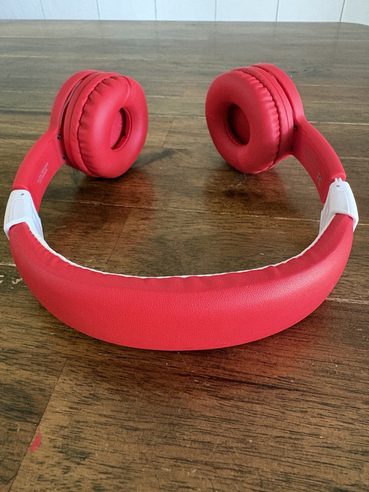 Red Headphones For Kids-Toniebox No Aux Cable