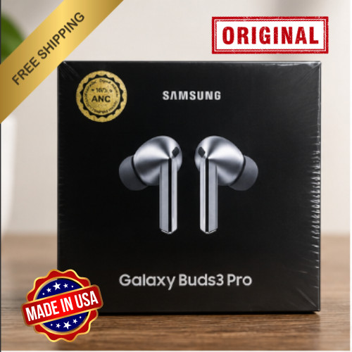 Samsung Galaxy Buds 3 Pro AI True Wireless Noise Cancelling Earbuds – Silver