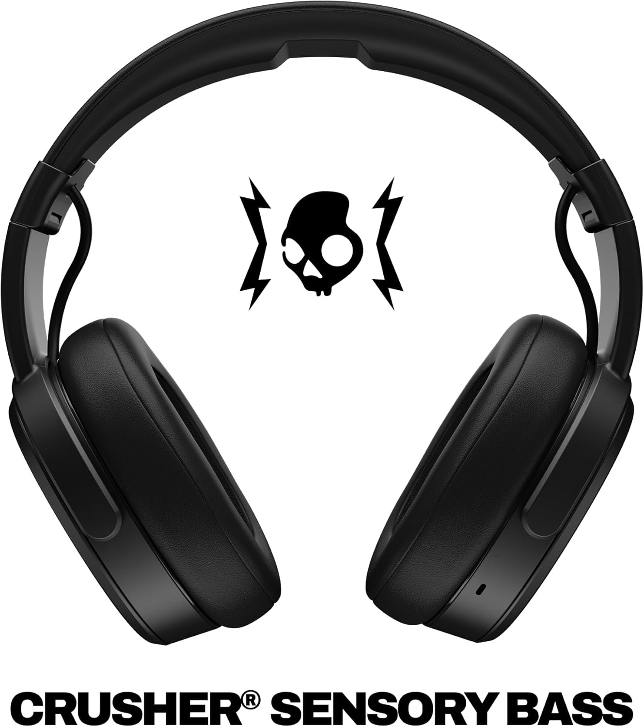 Skullcandy Crusher Wireless Headphone Adjustable – Manufacture Referb – BLACK