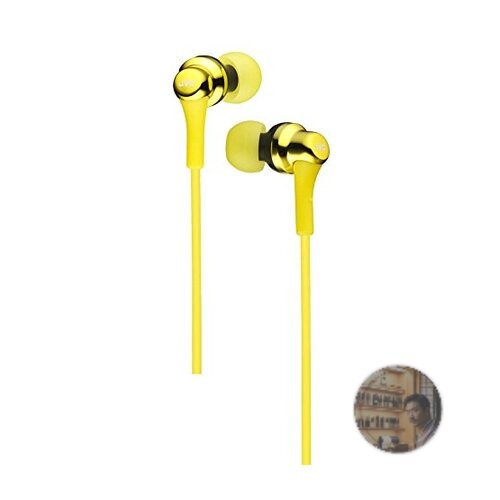 JVC Kenwood HA-FX26-Y Wired In-Ear Earphones Yellow Neodymium Driver New