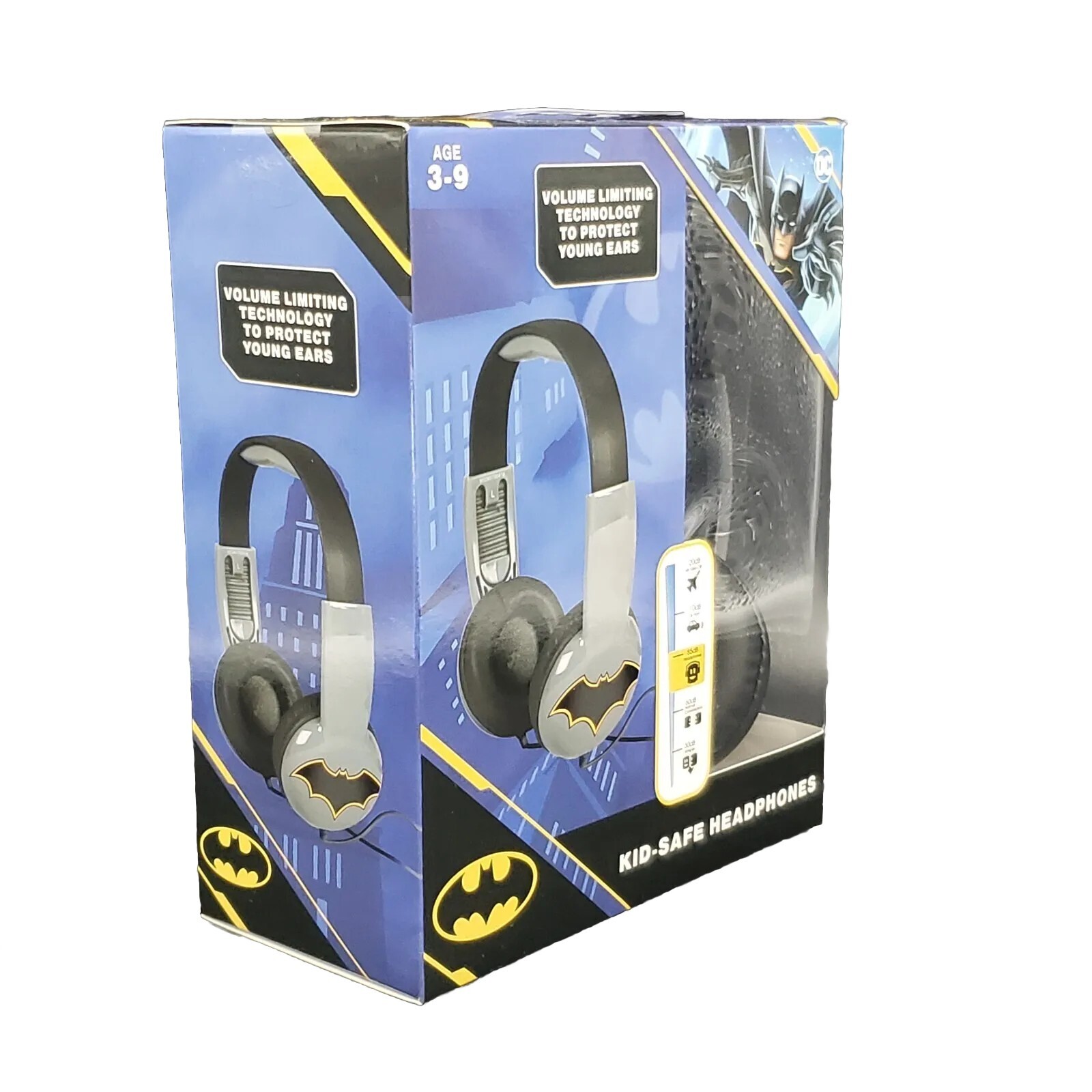 Kid Safe Batman Headphones For Children Volume Limiting