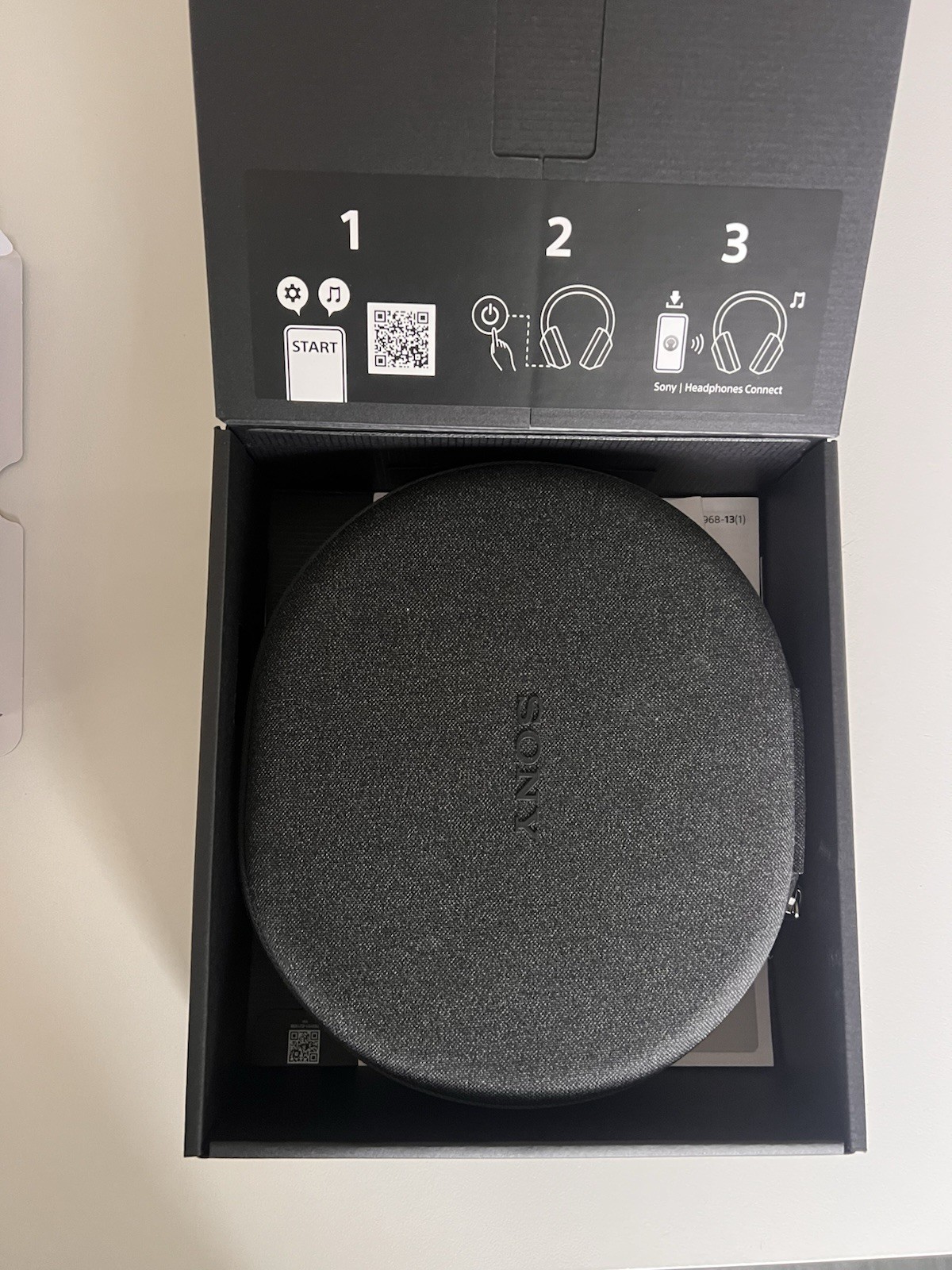 Sony Noise Cancelling Wireless Bluetooth Over-Ear Headphones Black