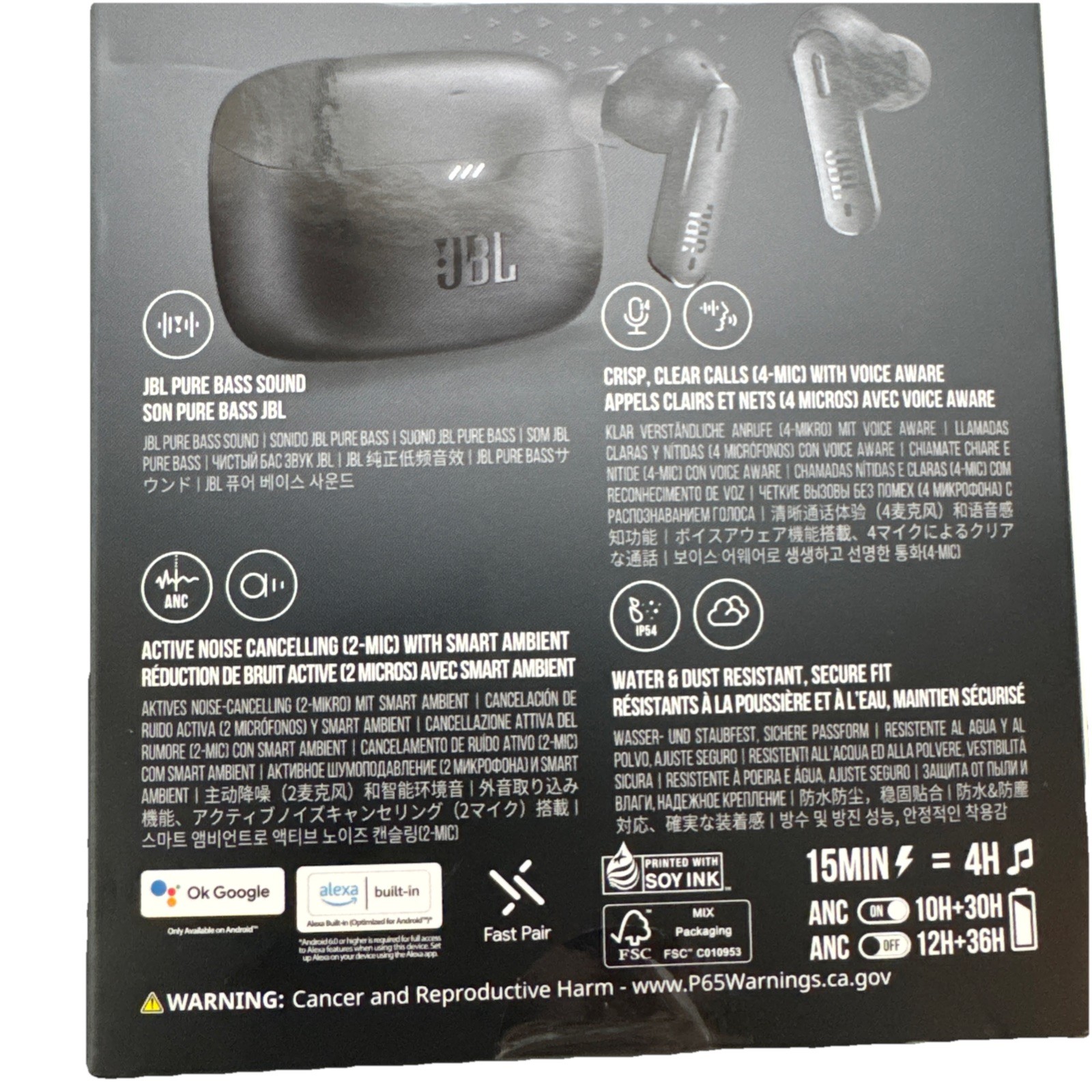 JBL Tune Flex True In Ear Wireless Earbuds – Black