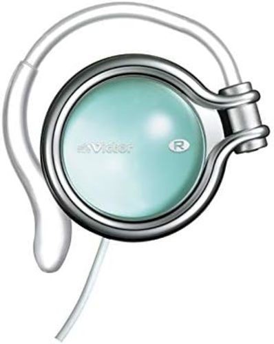 JVC HP-AL102 Clip-on Stereo Headphones Emerald Green Stylish Ear-hook 3.5mm
