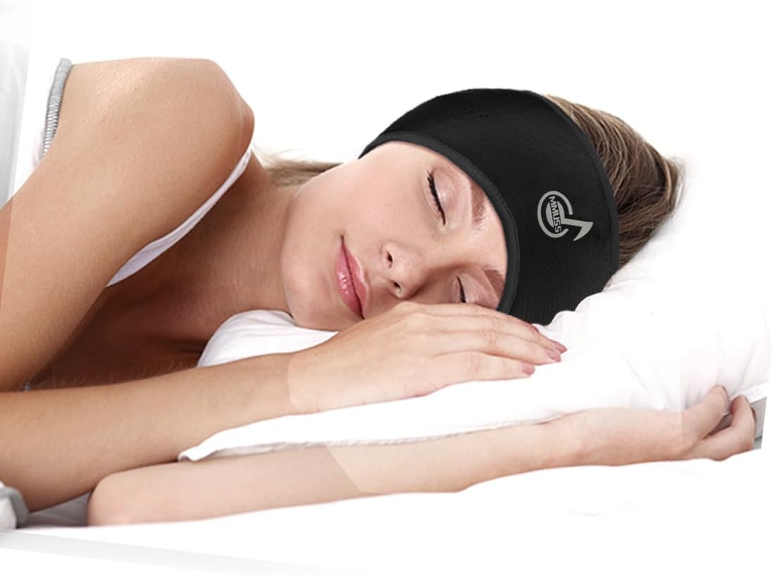 Sleep Wired Headphones Stereo with Headband Ultra Thin Speakers.Perfect for Men