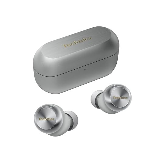 Technics EAH-AZ100-S Wireless Earphones Magnetic Fluid Driver Bluetooth Silver