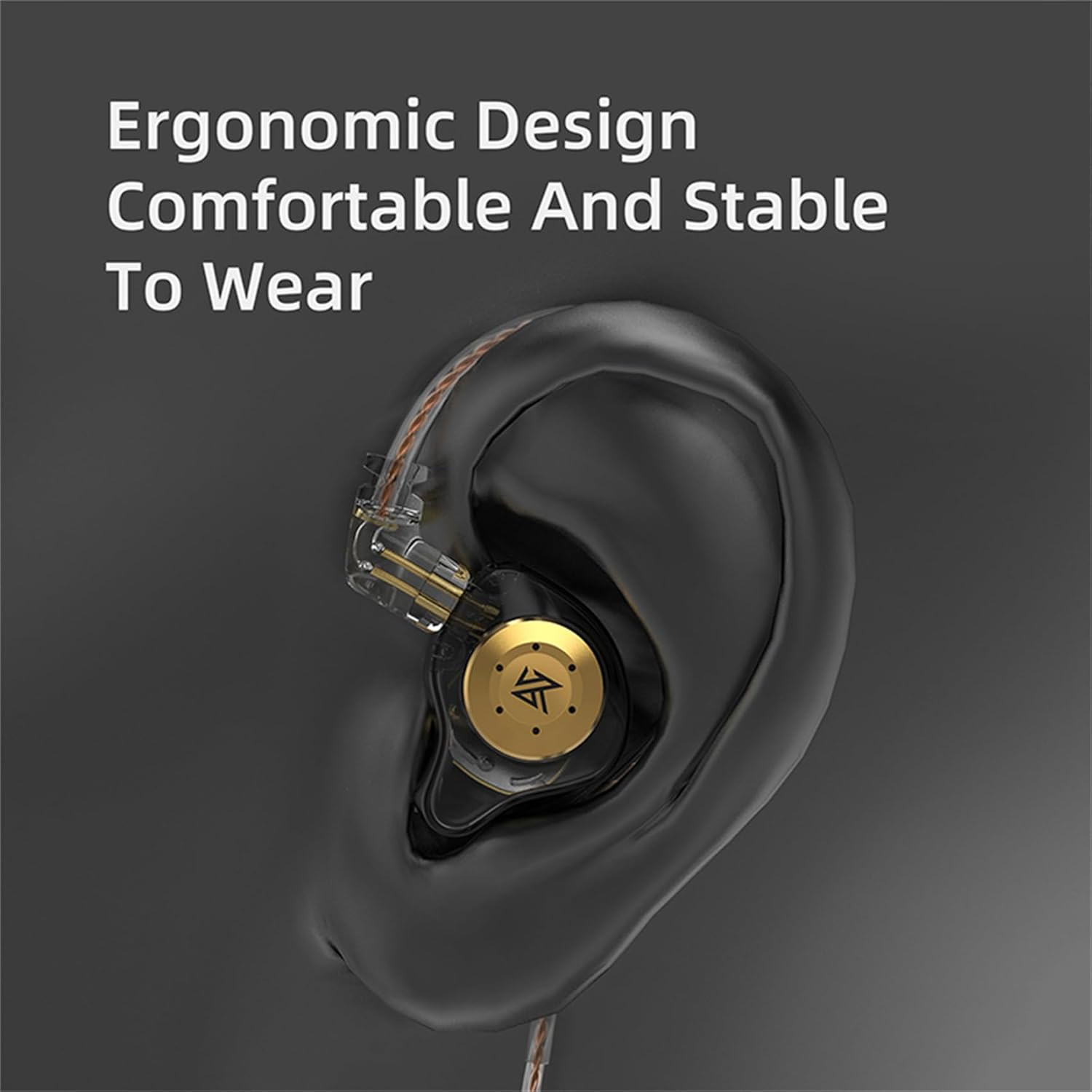 KZ EDX PRO in Ear Monitor, IEM Earphones Headphone with 1DD, Hifi Deep Bass IEM