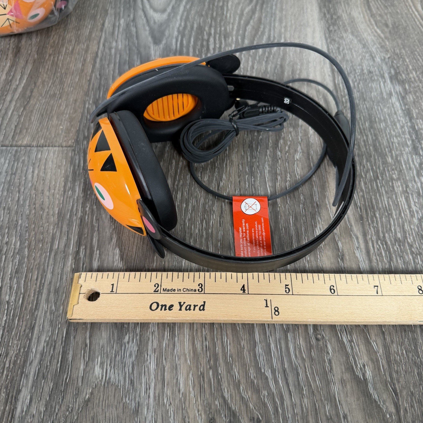 Lot of 12 Califone Kids Tiger Headphones Listening First Stereo 2810-TI Wired