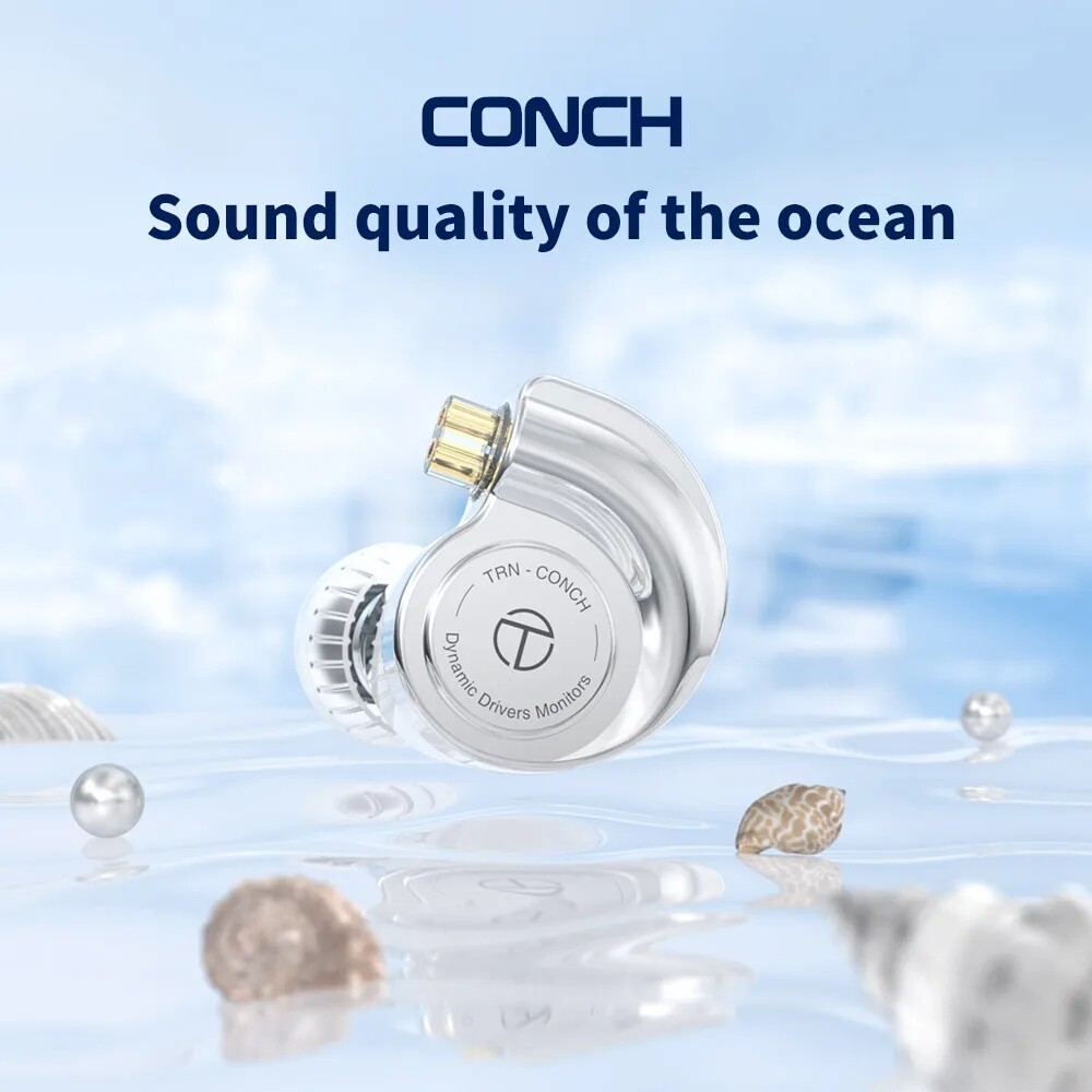 TRN Conch Earphone High-Performance DLC Diamond Diaphragm Dynamic in-Ear Monitor