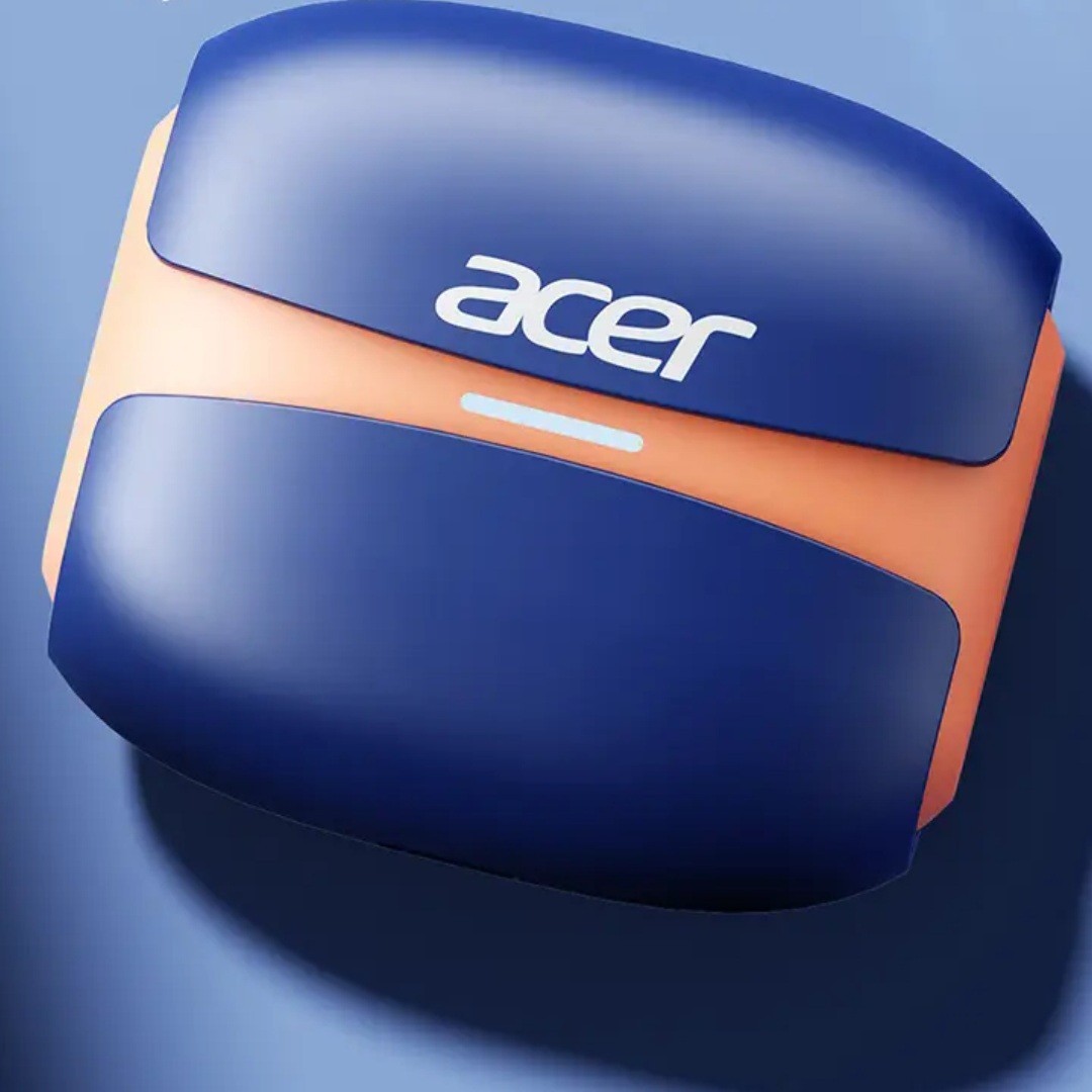ACER OHR548 Wireless Headphones Feature 52Db Deep-Sea Noise cancellation Blue