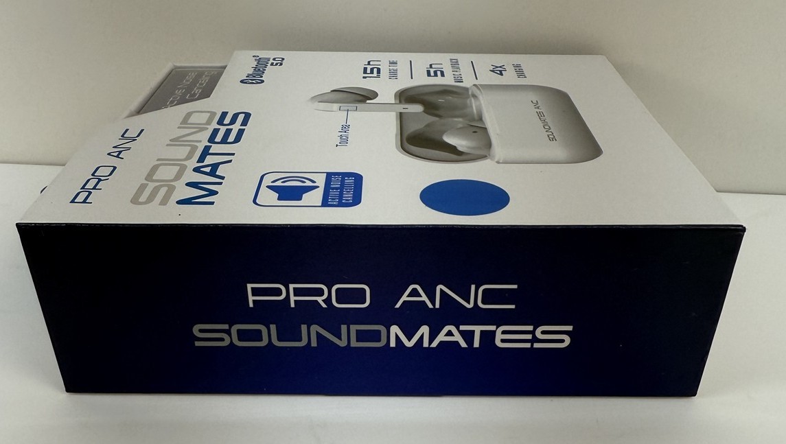 Pro Anc Sound Mates Wireless Earbuds Noise Canceling, Sweat Resist, 5 Hour