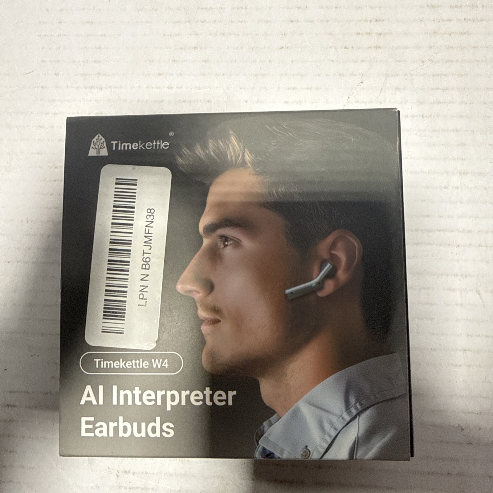 Timekettle W4 Translation Earbuds,Bone-Voiceprint Sensor for Clear Voice in Nois