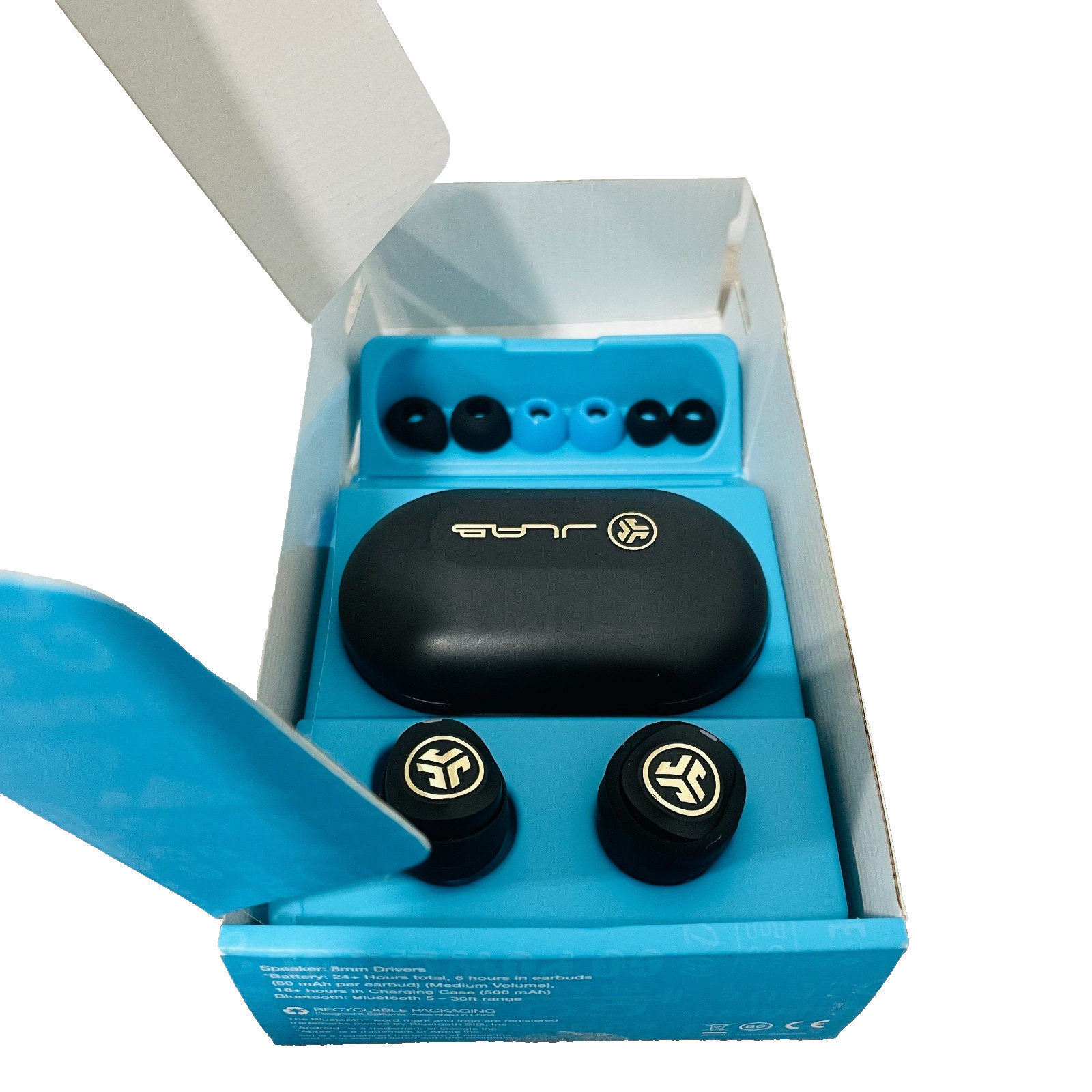 JLab JBuds Air Icon True Wireless Headphones Black