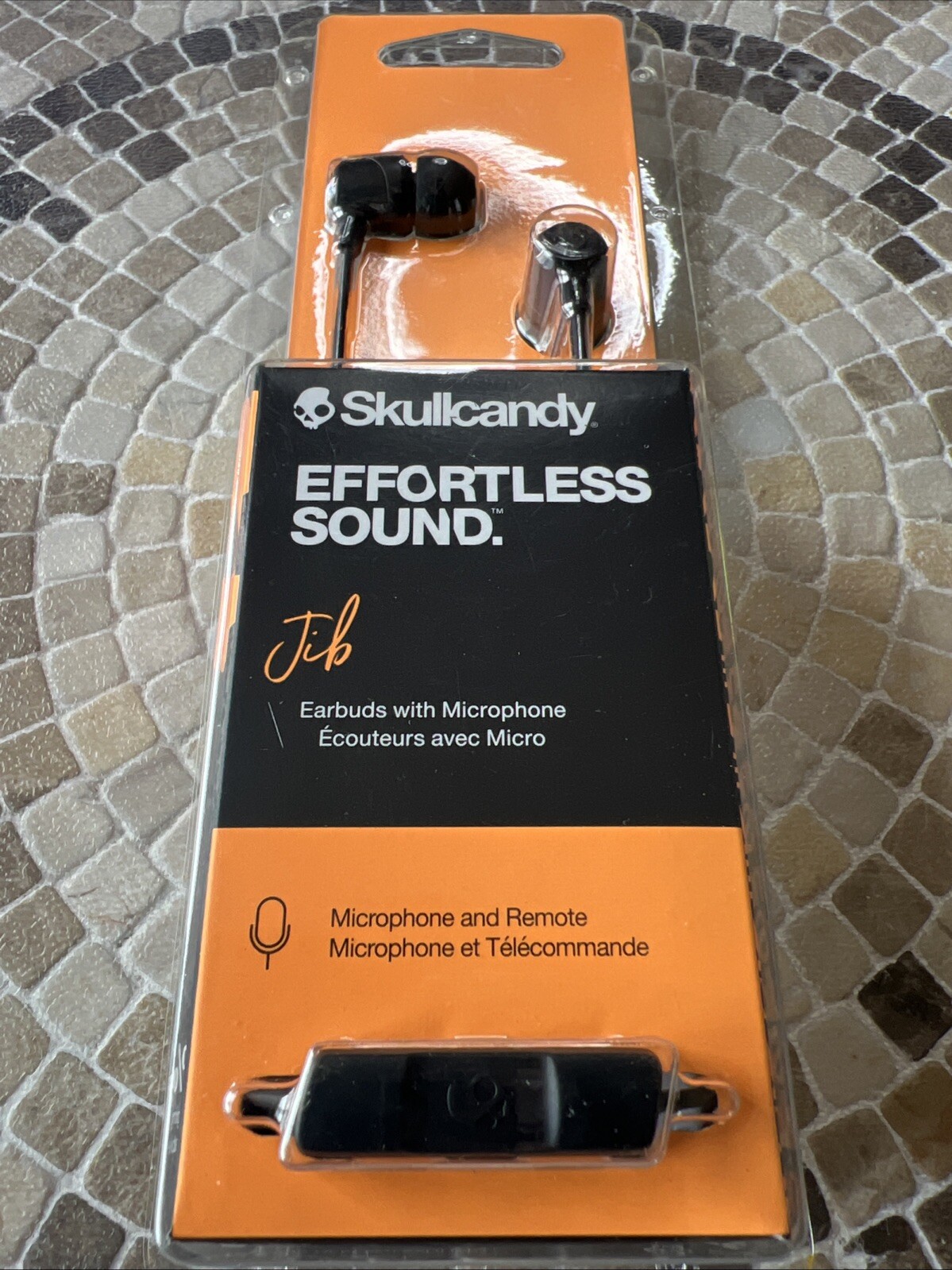 Skullcandy Jib In-Ear Earbuds With Microphone – Black