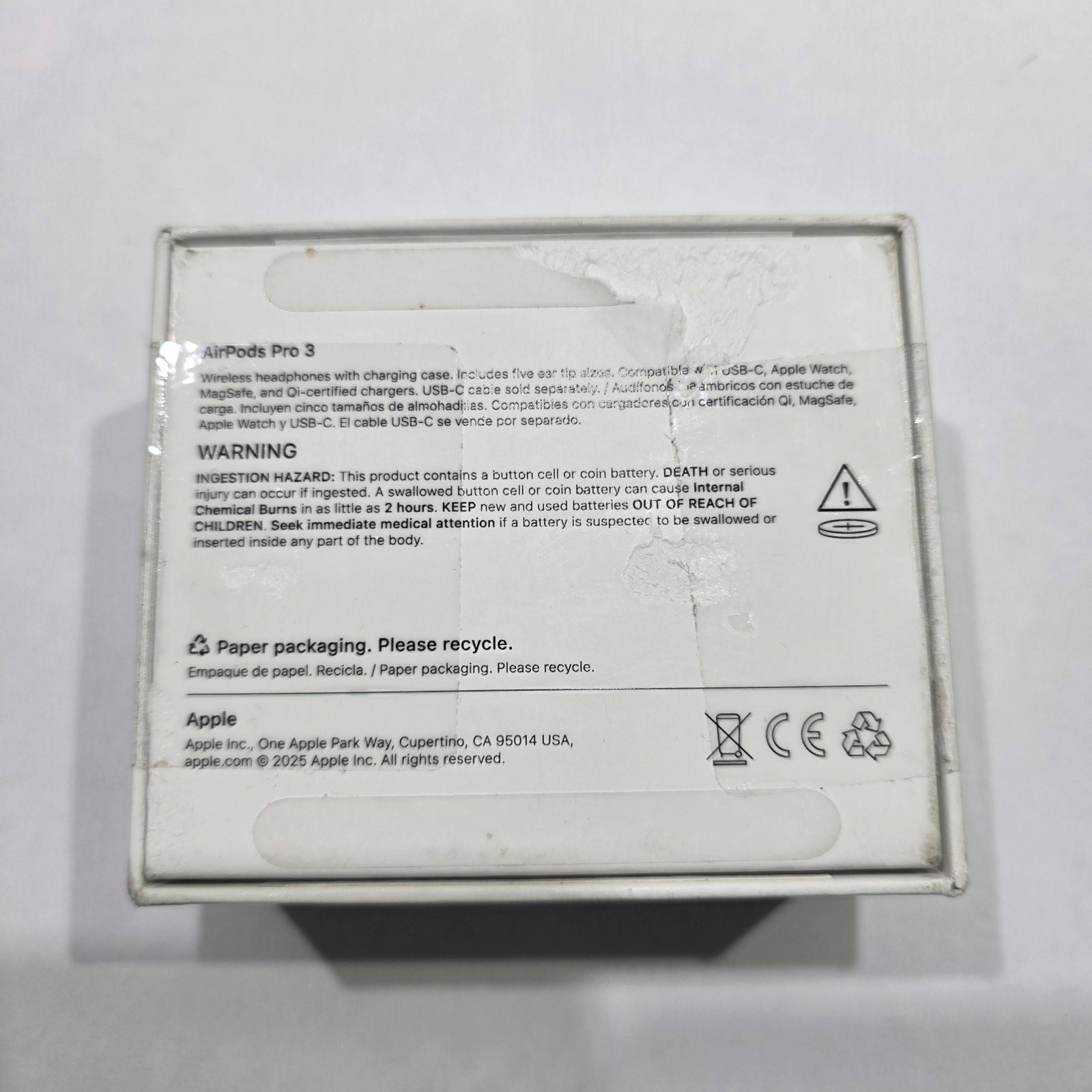 Apple AirPods Pro 3rd Generation Wireless In-Ear Headset – Warranty Oct 2026