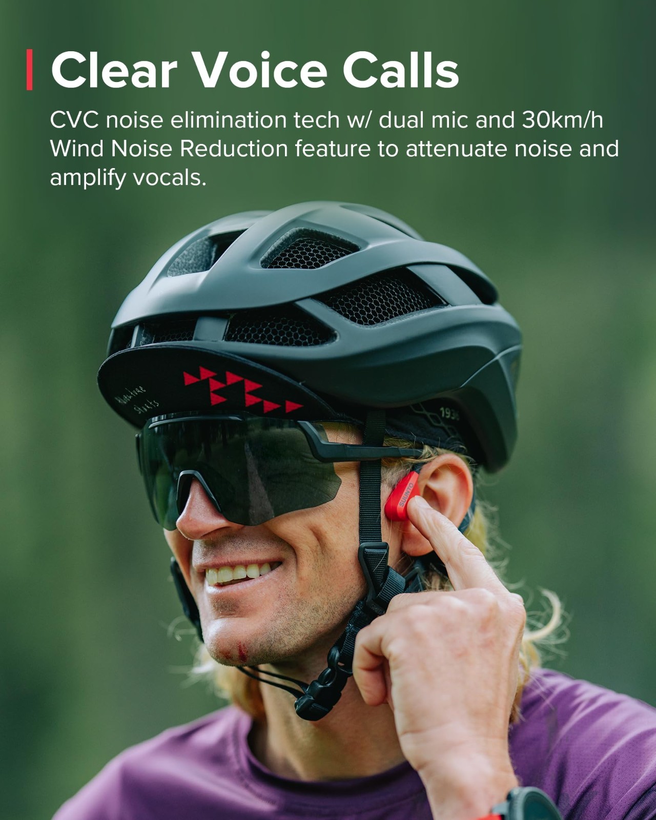 Suunto Wing Bone Conduction Headphones Bluetooth Open-Ear SS050942000