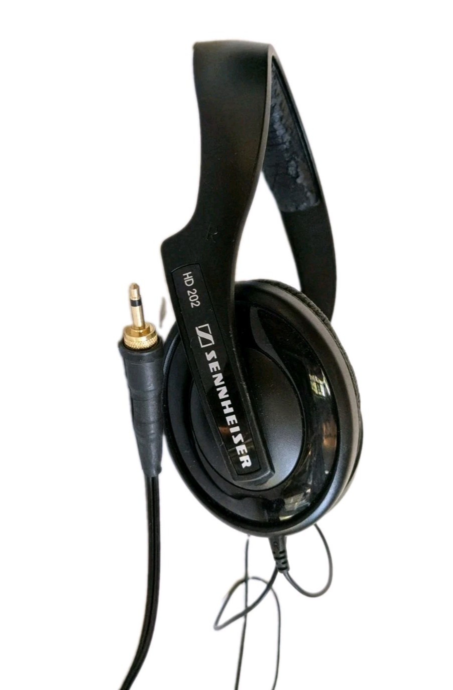 Sennheiser HD 202 Wired Headphones Black 3.5mm Jack Over Ear Tested Works