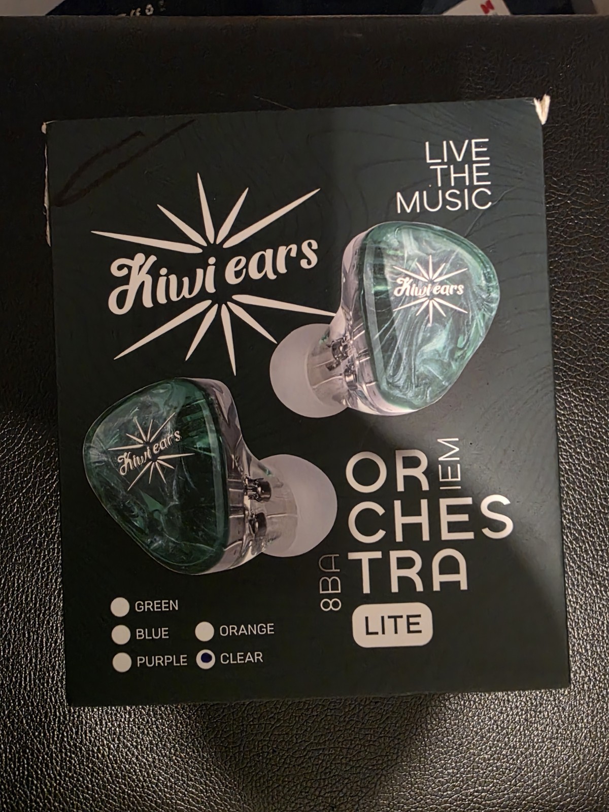 Kiwi Ears Orchestra Lite Wired Earphones High-Resolution Performance -Clear