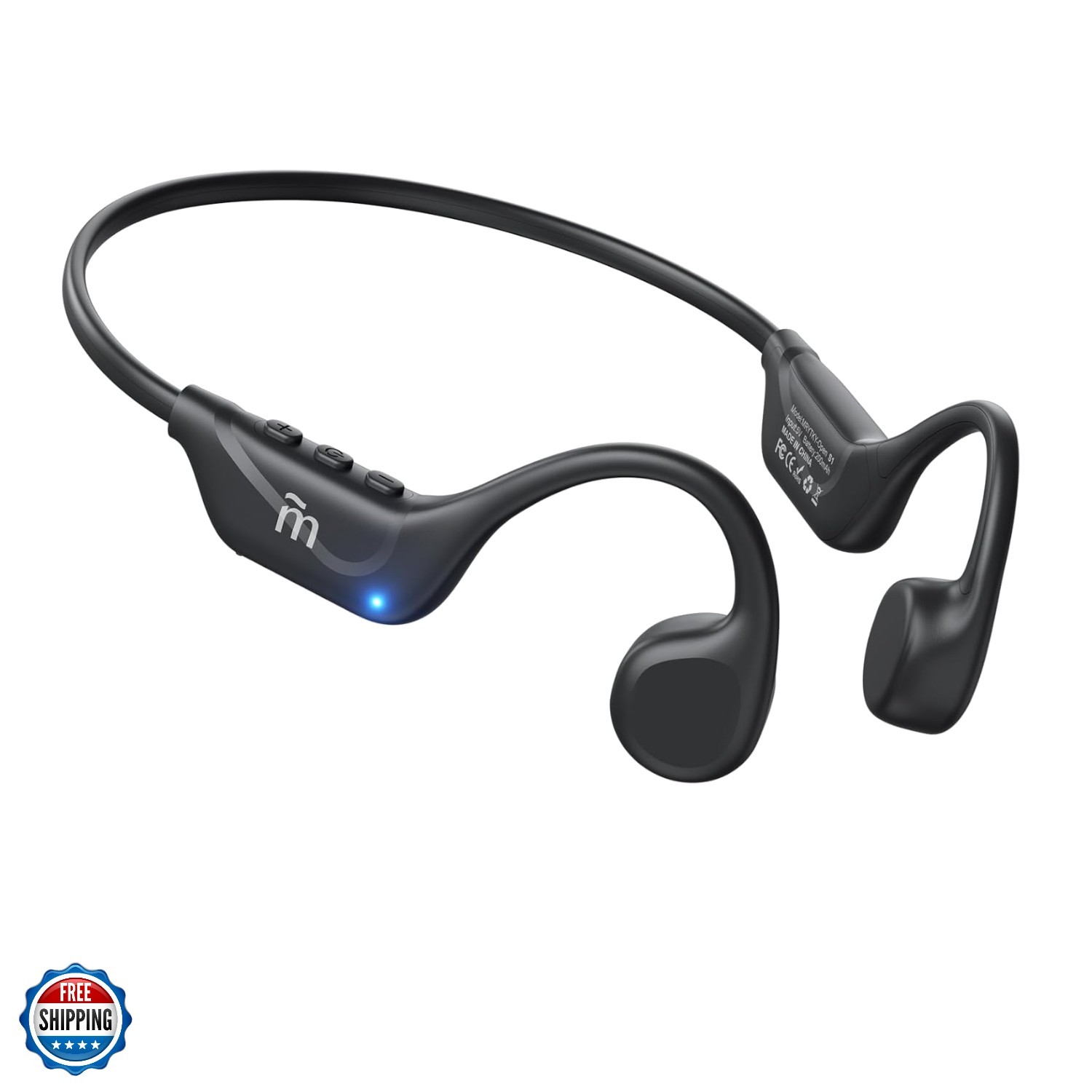 Bone Conduction Headphones,Open Ear Headphones Bluetooth5.4 with Mic,Wireless…