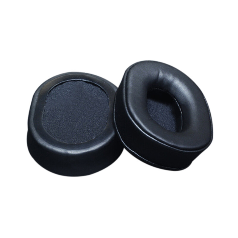 1 Pair Black PU Leather Ear Pads Soft Cushion for 90/95/100/105/110MM Headphones
