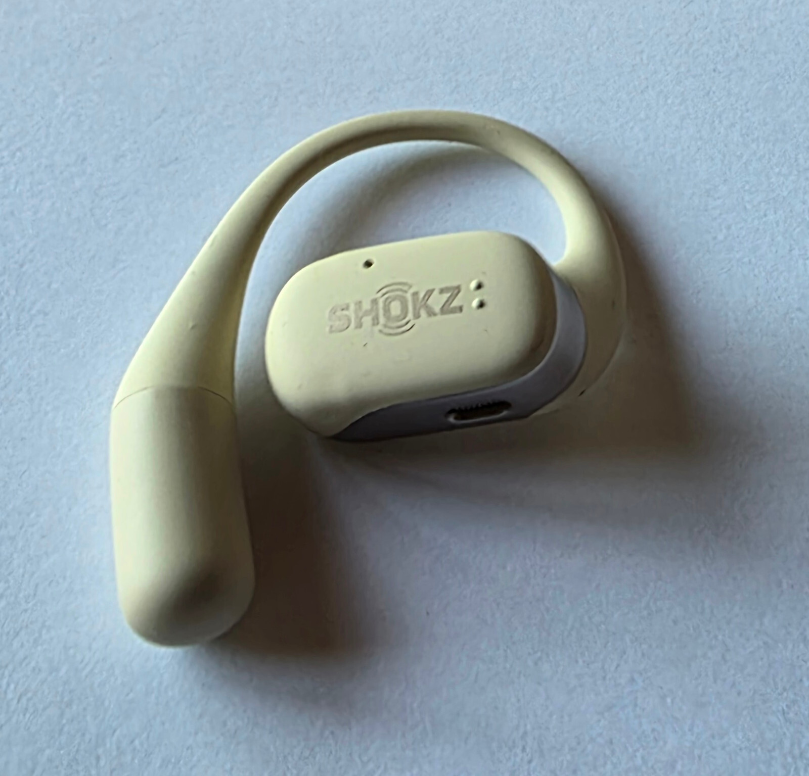 DEFECTIVE OEM Beige Shokz OpenFit Open-Ear RIGHT SIDE Wireless Earbud – NO POWER