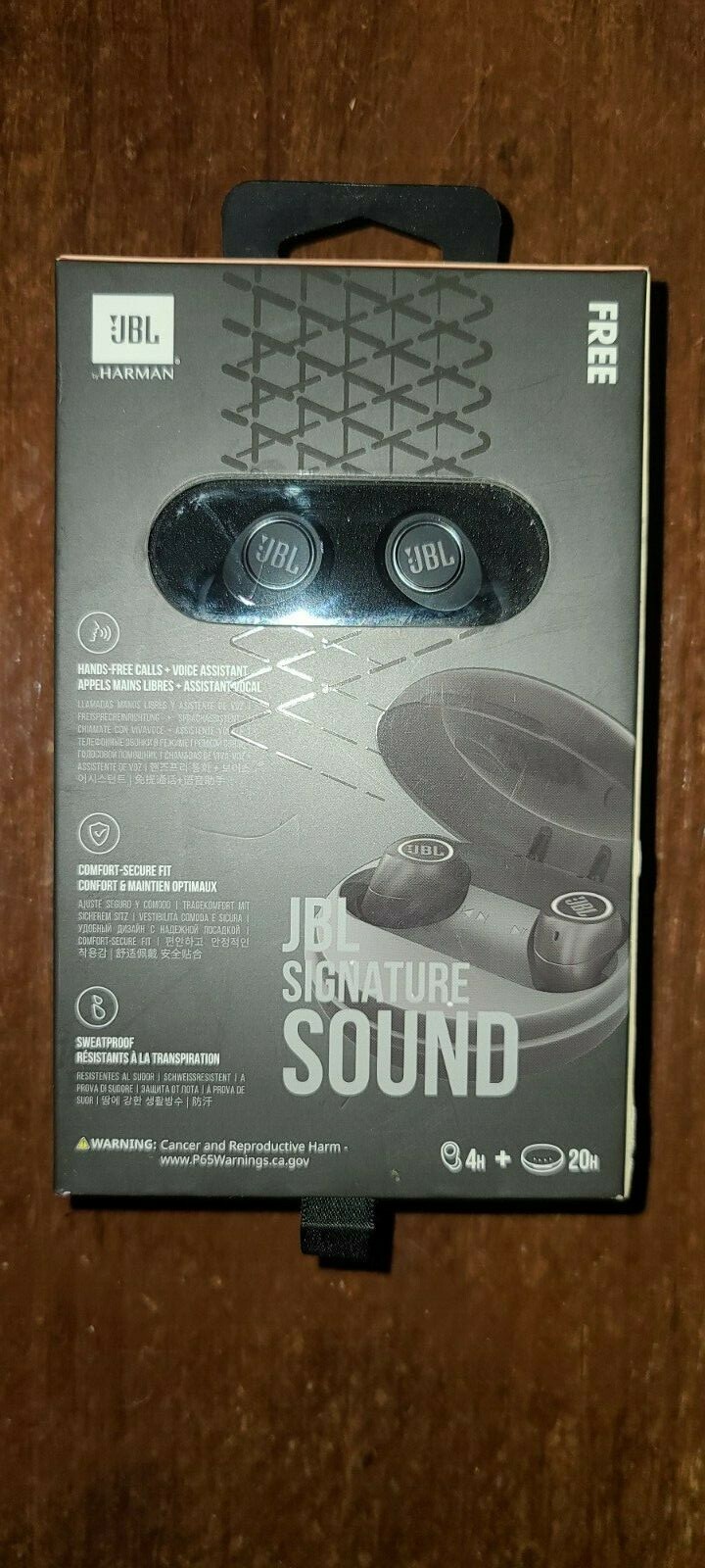 JBL Harman Bluetooth Truly Wireless Earbuds Black NEW NEVER OPENED!!