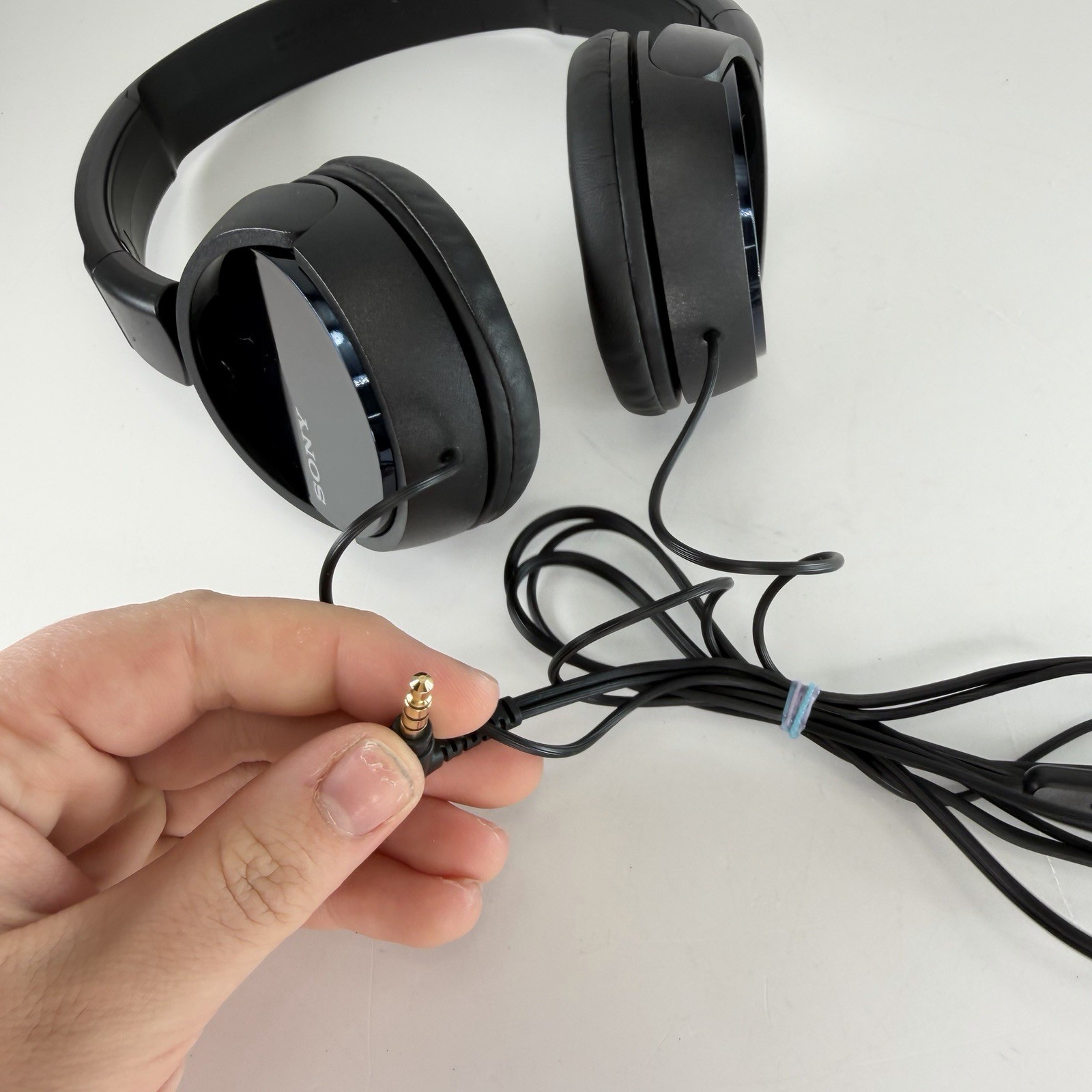 Sony MDR-ZX310 Wired Headphones w/ Inline Mic 3.5mm Lightweight Blue