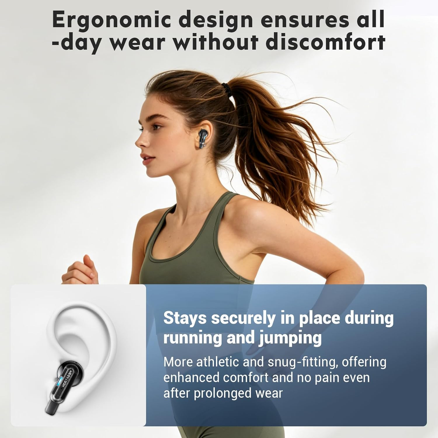 Transformers Clip-On Earbuds, Open Ear Headphones Wireless Bluetooth (Megatron B