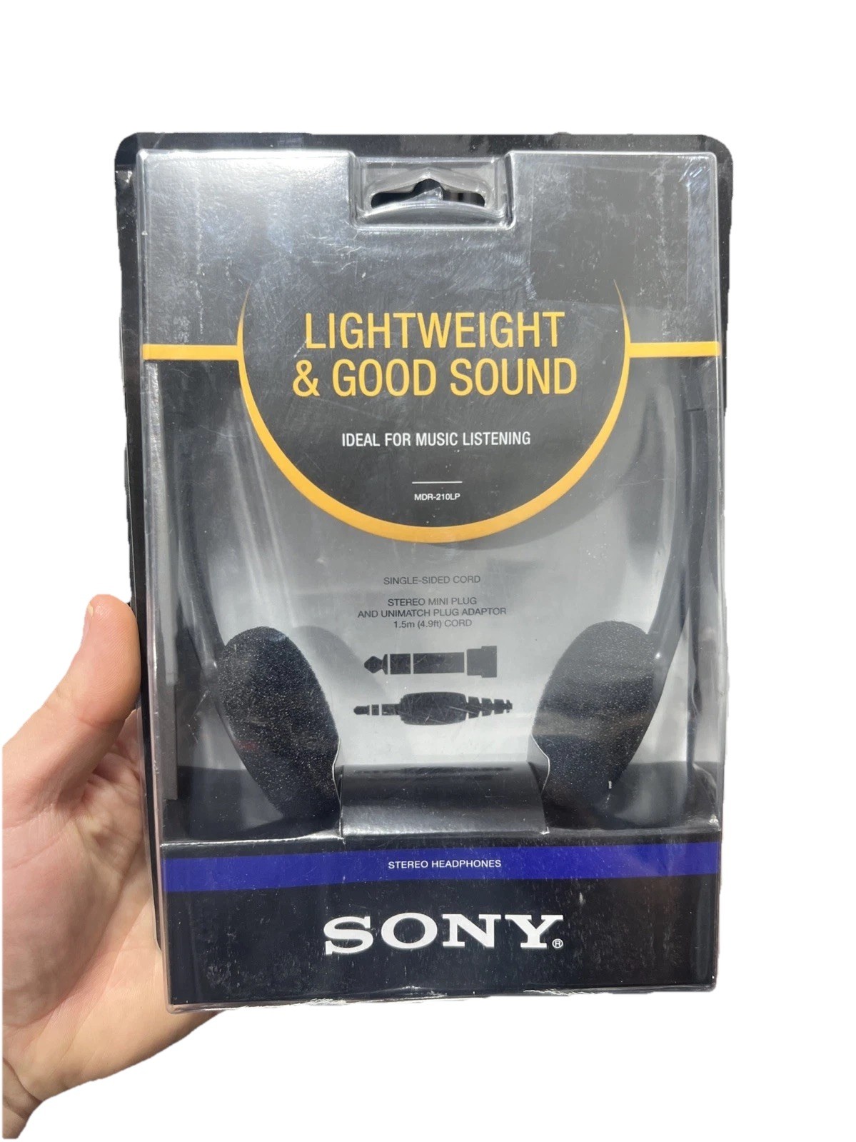 Sony MDR-210LP Lightweight Stereo Headphones New Old Stock 2009